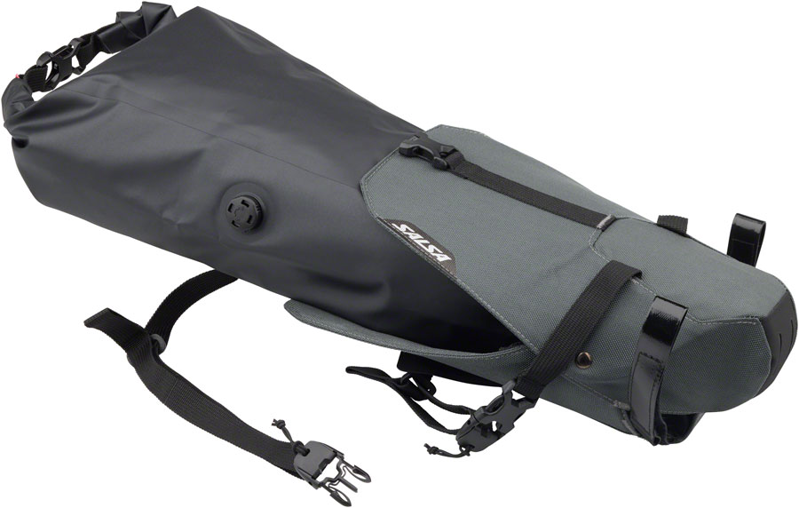Salsa Exp Series Saguaro Seat Bag Large in Gray-2