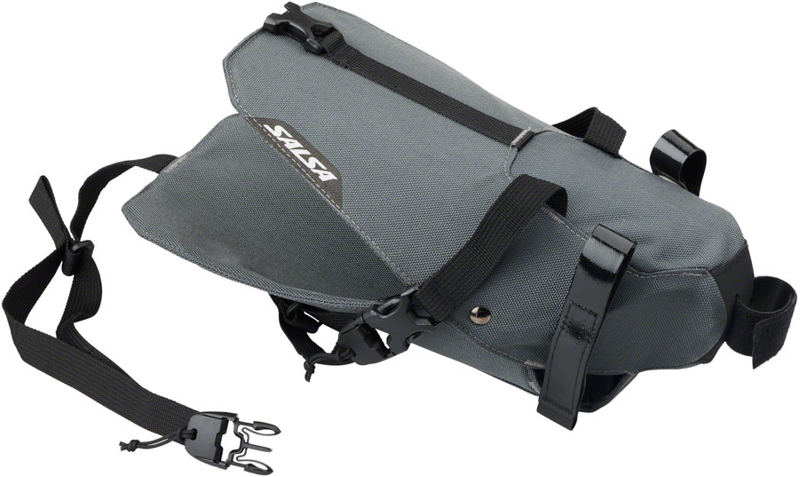 Salsa EXP Series Saguaro Seat Bag Medium in Gray-1