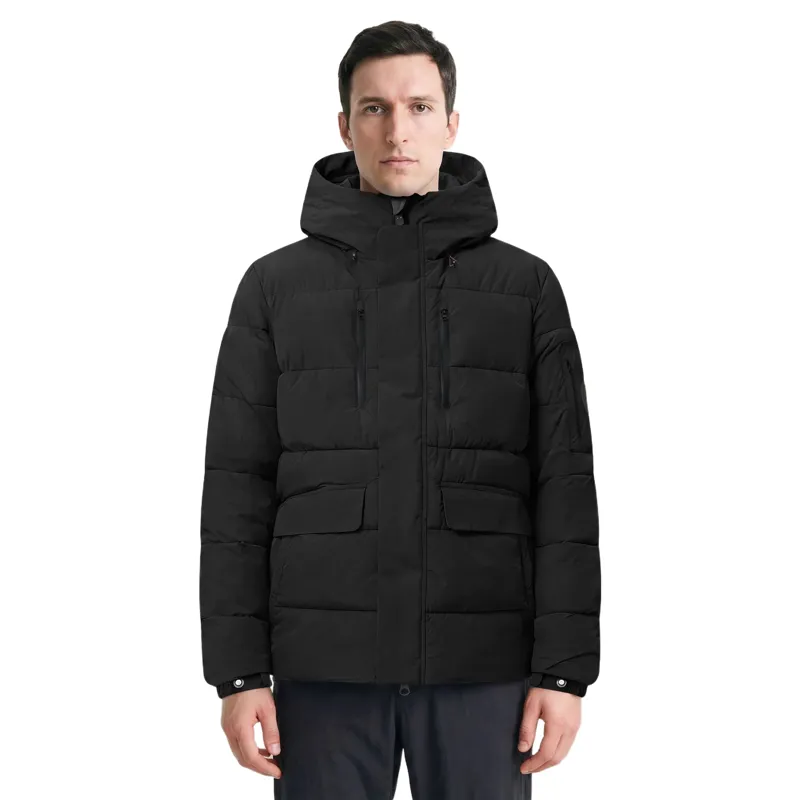 Save The Duck Espel Short Parka in Black-4