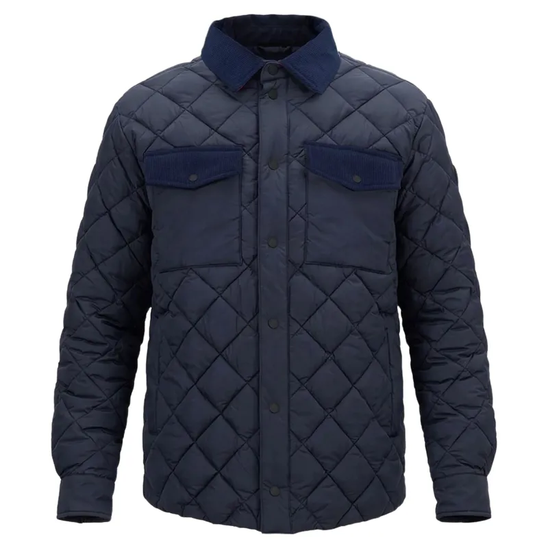 Save The Duck Firmin Puffer Jacket in Blue Black-3