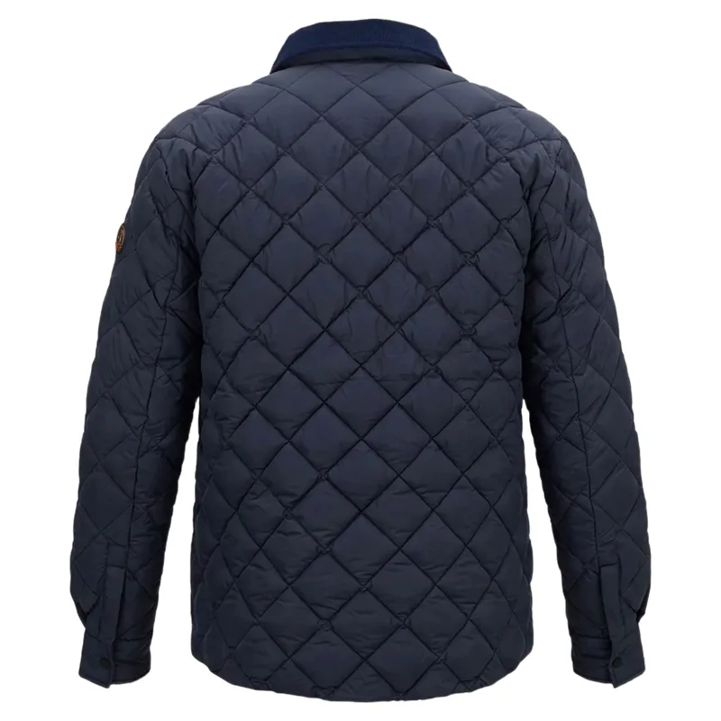 Save The Duck Firmin Puffer Jacket in Blue Black-4