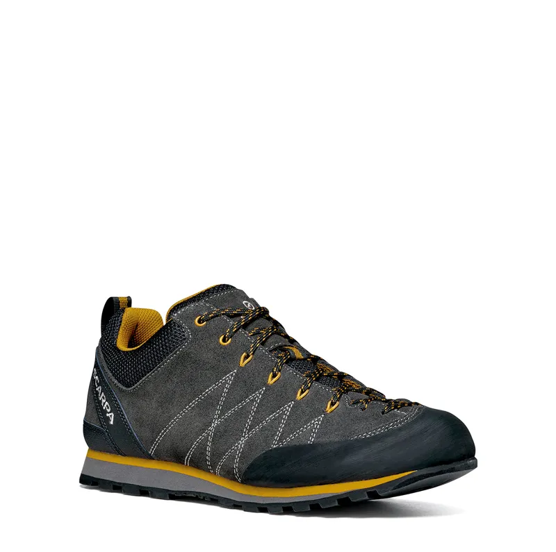 Scarpa Crux Approach Shoes in Shark/Mustard