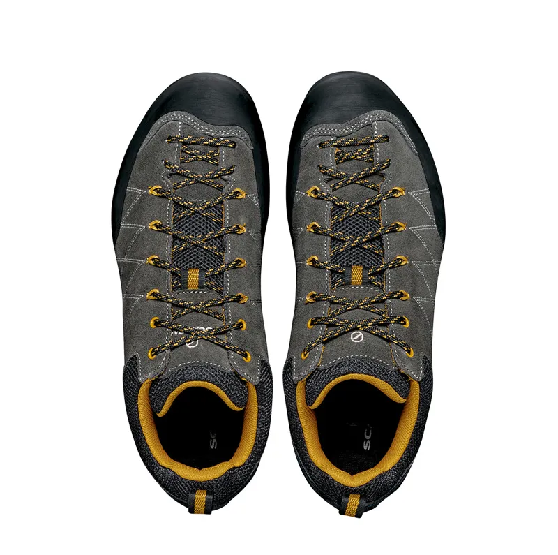 Scarpa Crux Approach Shoes in Shark/Mustard-4