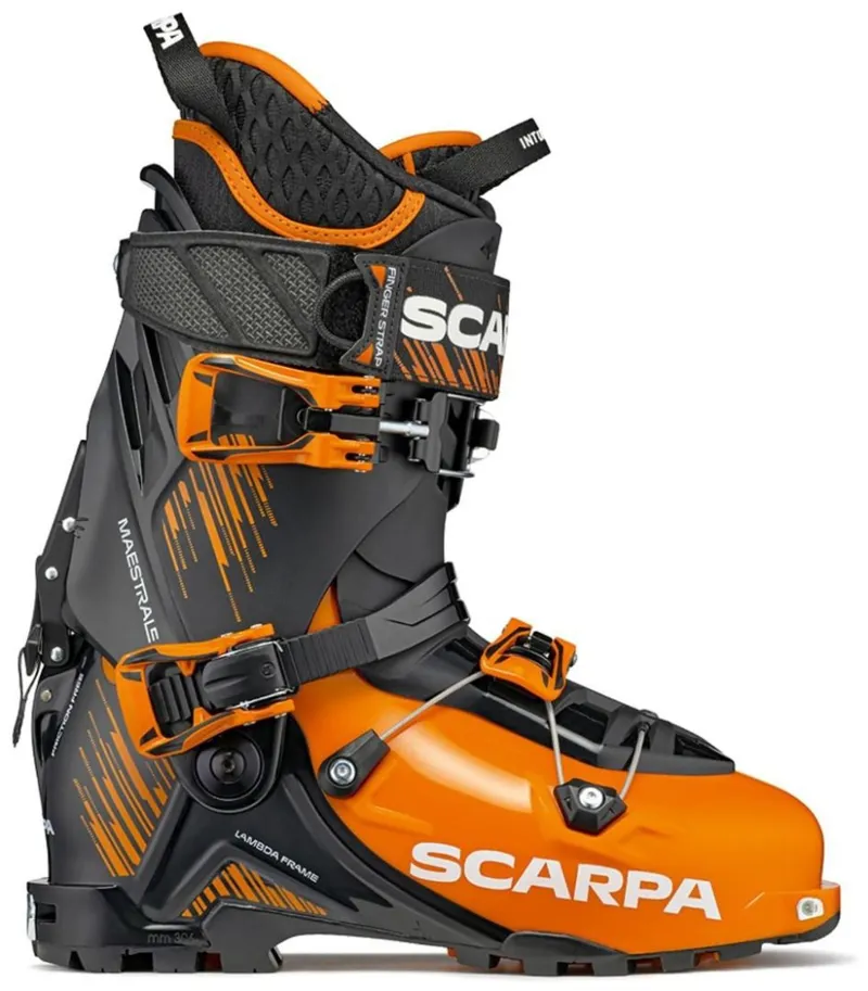 Scarpa 2023 Maestrale Boot in Orange and Anthracite-1