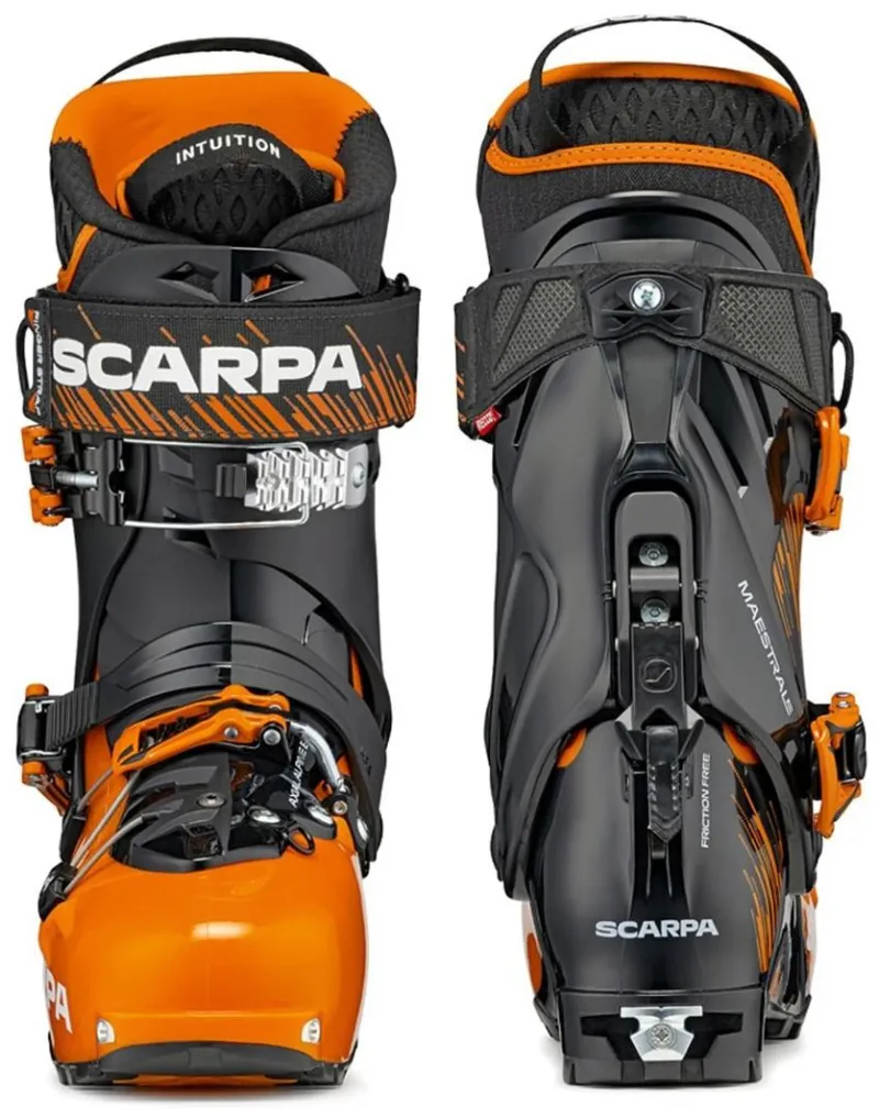 Scarpa 2023 Maestrale Boot in Orange and Anthracite-4