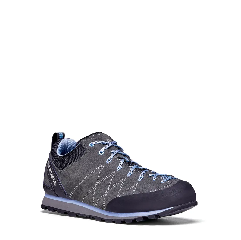 Scarpa Women's Crux Approach Shoes in Shark/Lavender