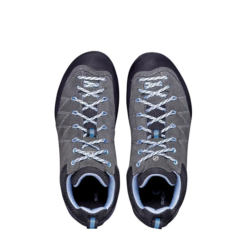 Scarpa Women's Crux Approach Shoes in Shark/Lavender-4