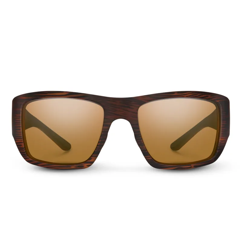 Suncloud Sculpin Sunglasses in Matte Burnished Brown w/Polarized Brown Lens-1