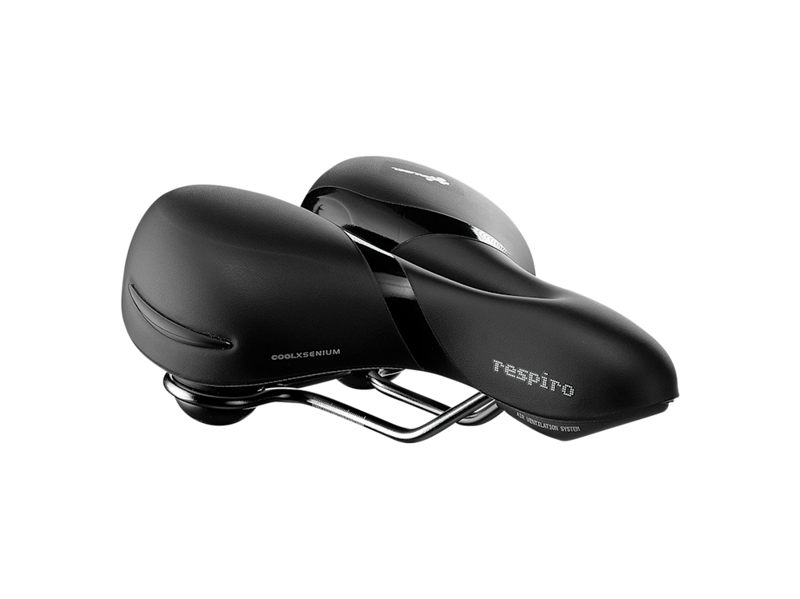Selle Royal Respiro Relaxed Unisex Bike Saddle 260mm x 225mm in Black