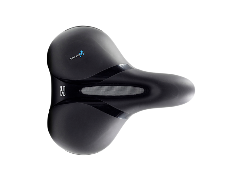 Selle Royal Respiro Relaxed Unisex Bike Saddle 260mm x 225mm in Black-2