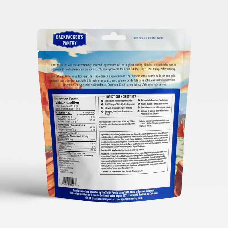 Backpackers Pantry Shepherd's Potato Stew with Beef 2 Person-1