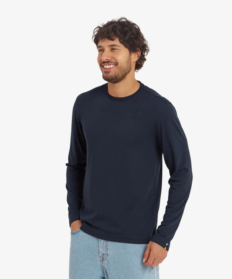 Sherpa Bali Long Sleeve Crew in Rathee Blue-1