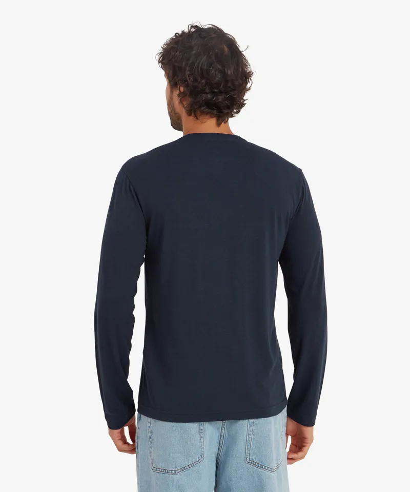 Sherpa Bali Long Sleeve Crew in Rathee Blue-2