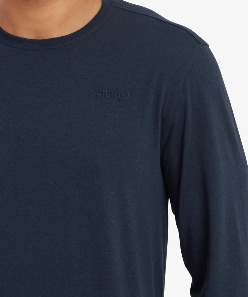 Sherpa Bali Long Sleeve Crew in Rathee Blue-3