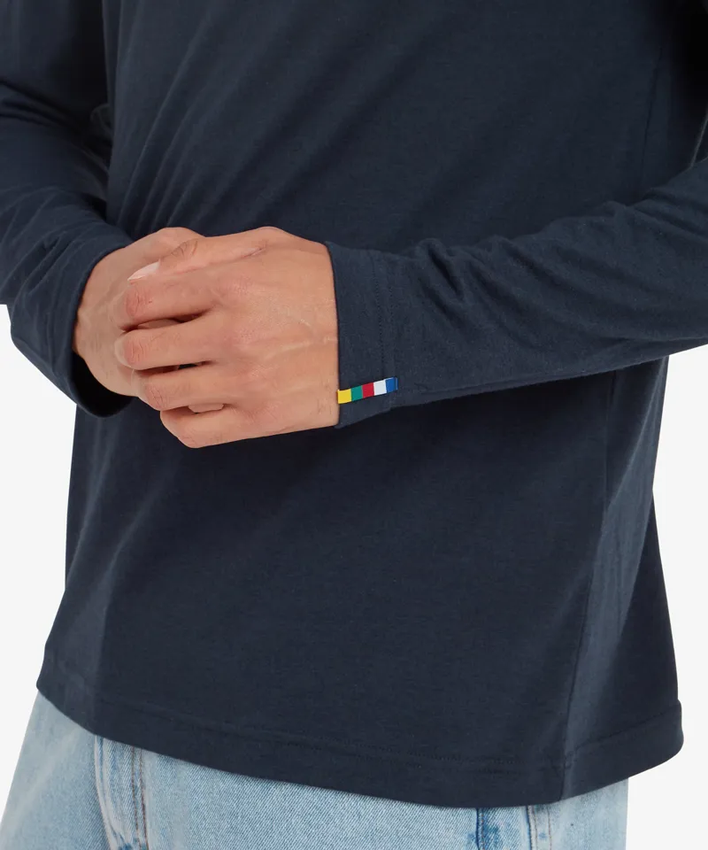 Sherpa Bali Long Sleeve Crew in Rathee Blue-4