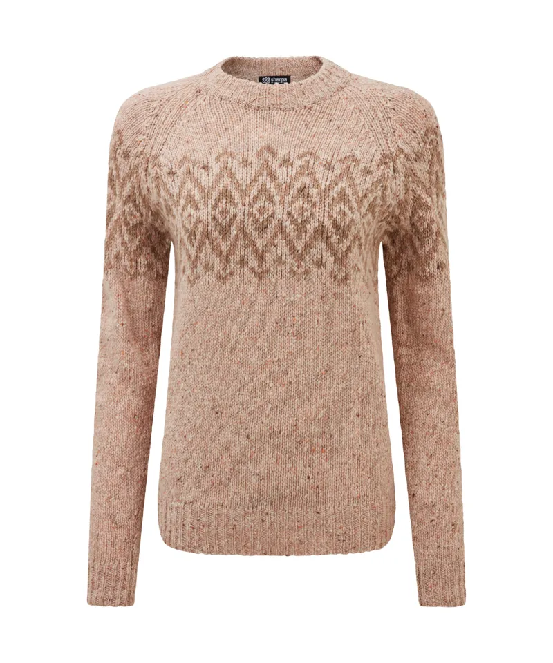Sherpa Women's Dumji Crew Sweater in Blush
