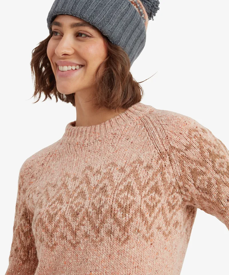 Sherpa Women's Dumji Crew Sweater in Blush-3