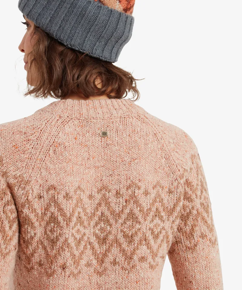 Sherpa Women's Dumji Crew Sweater in Blush-4