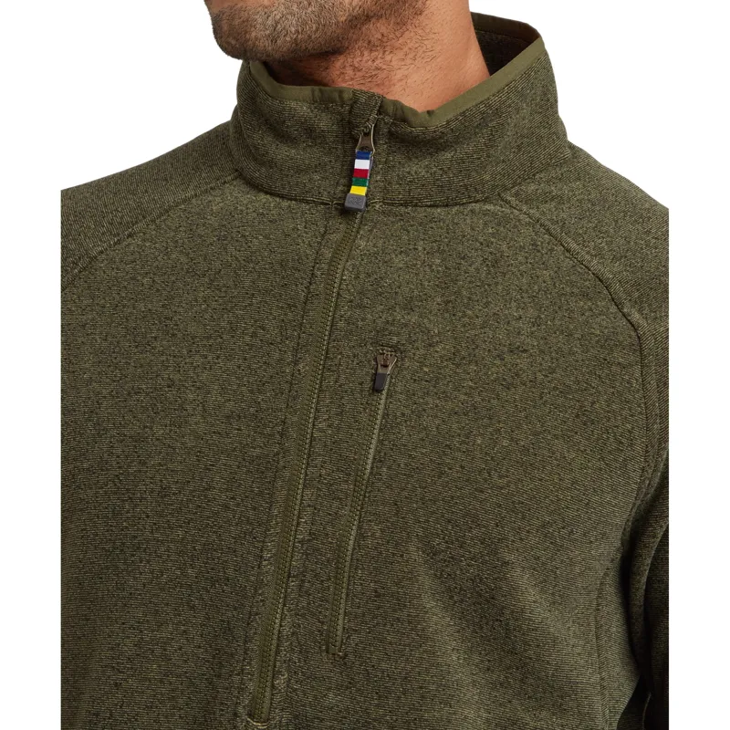 Sherpa Adventure Gear Rolpa Half Zip Fleece in Evergreen-3