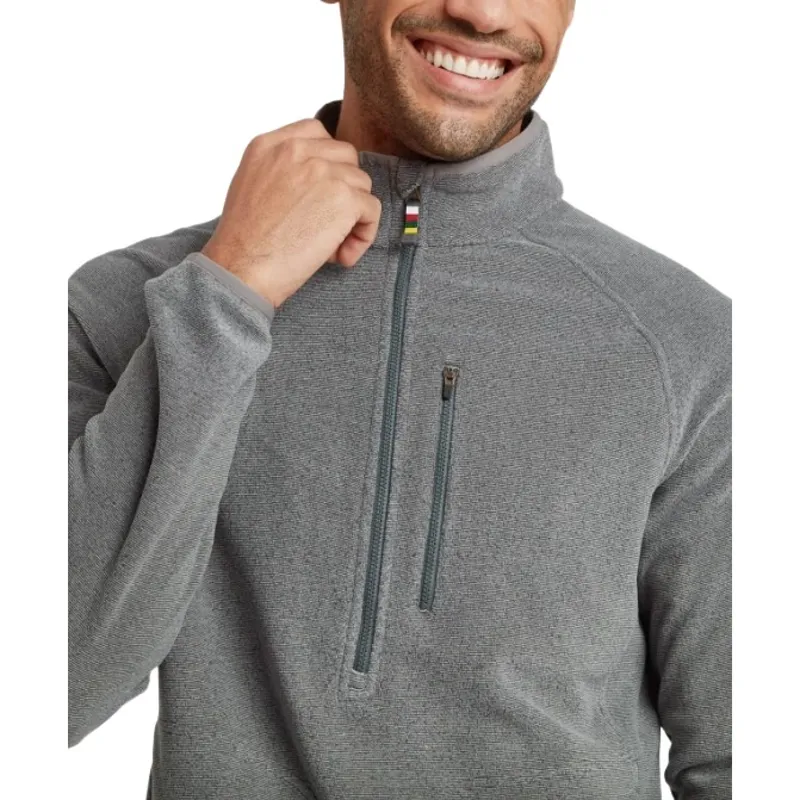 Sherpa Adventure Gear Rolpa Half Zip Fleece in Heather Grey-3