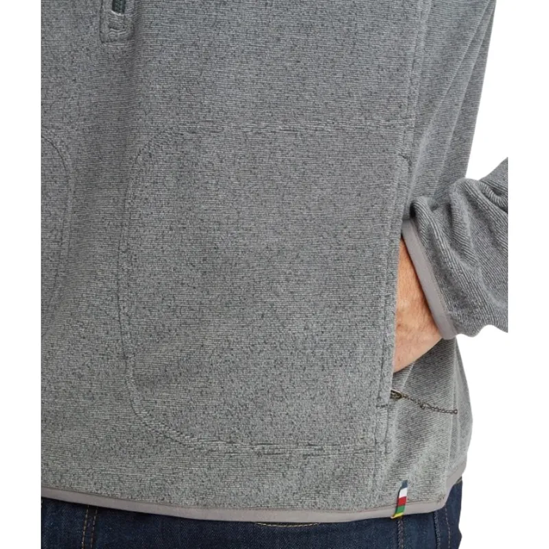 Sherpa Adventure Gear Rolpa Half Zip Fleece in Heather Grey-4
