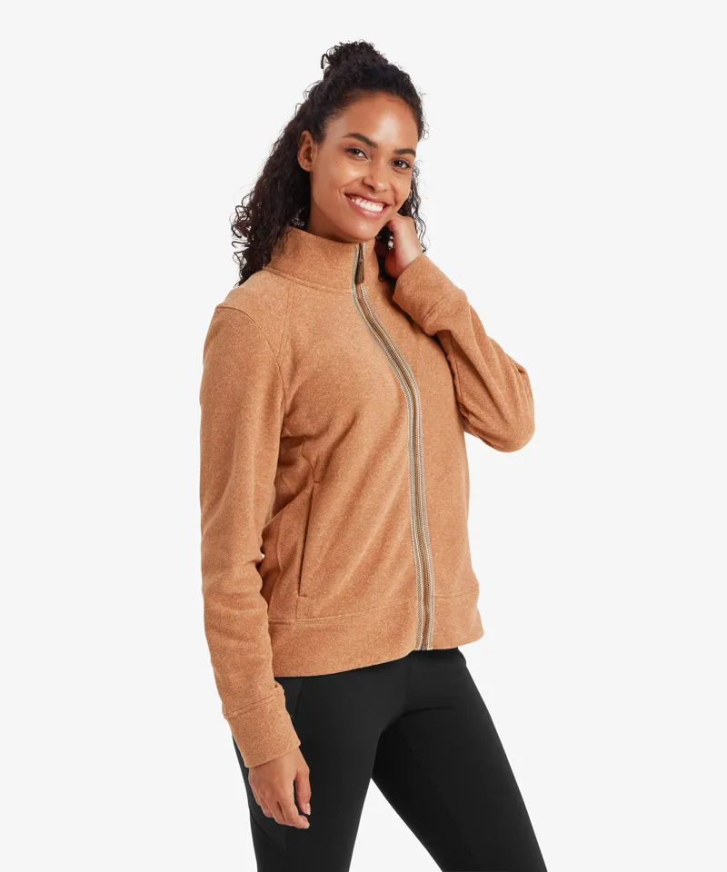 Sherpa Women's Rolpa Eco Fleece Jacket in Mocha-5