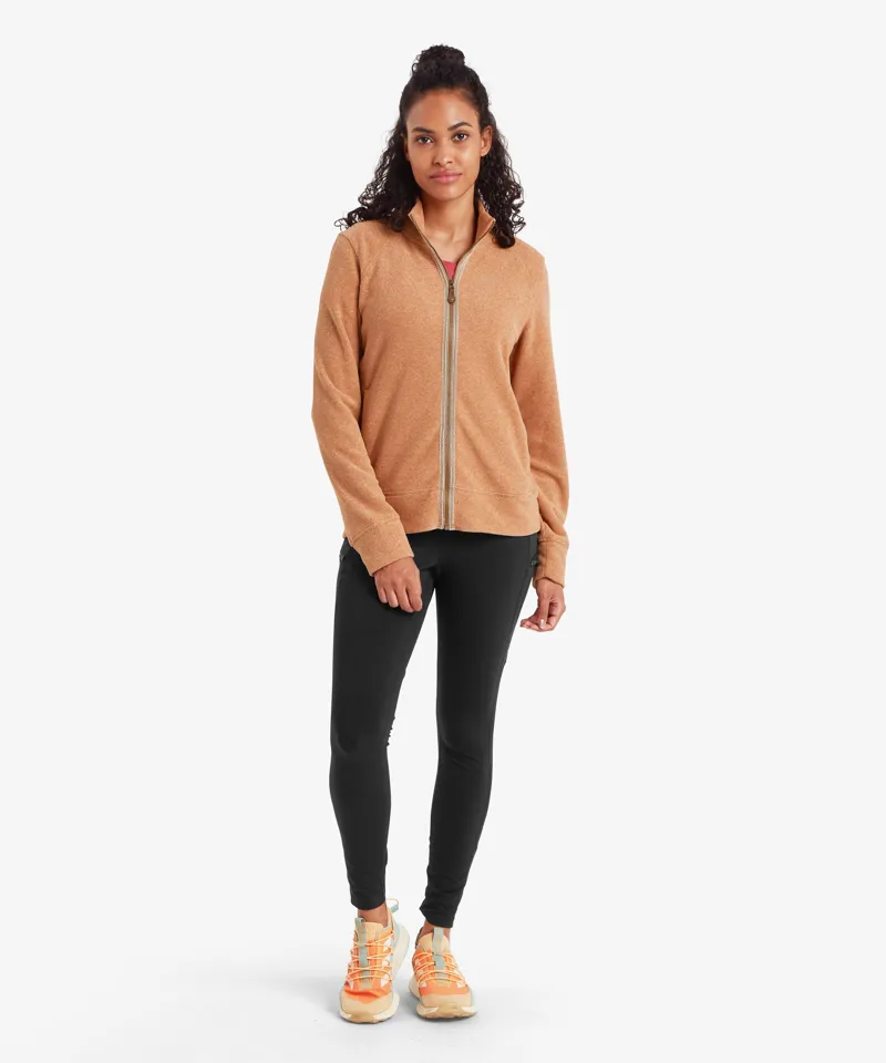Sherpa Women's Rolpa Eco Fleece Jacket in Mocha-6