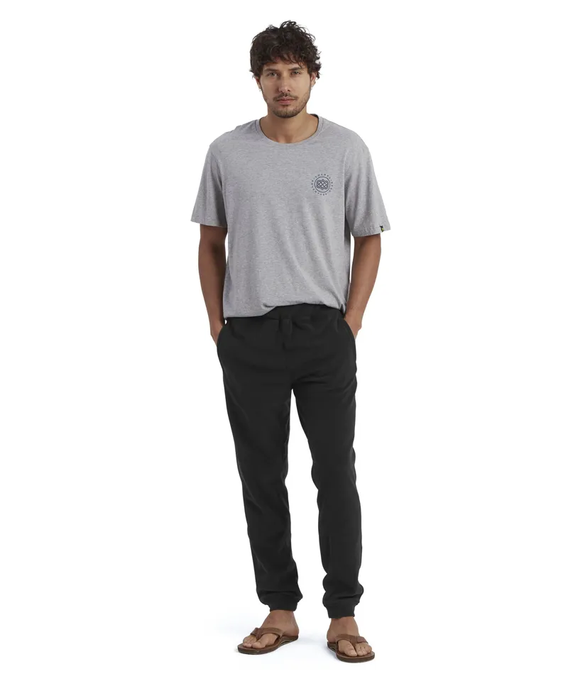 Sherpa Rolpa Eco Fleece Jogger in Black-1