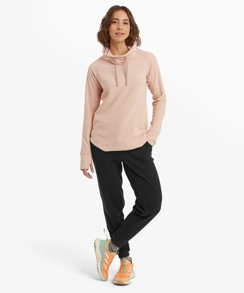 Sherpa Women's Rolpa Eco Fleece Pullover in Blush-1