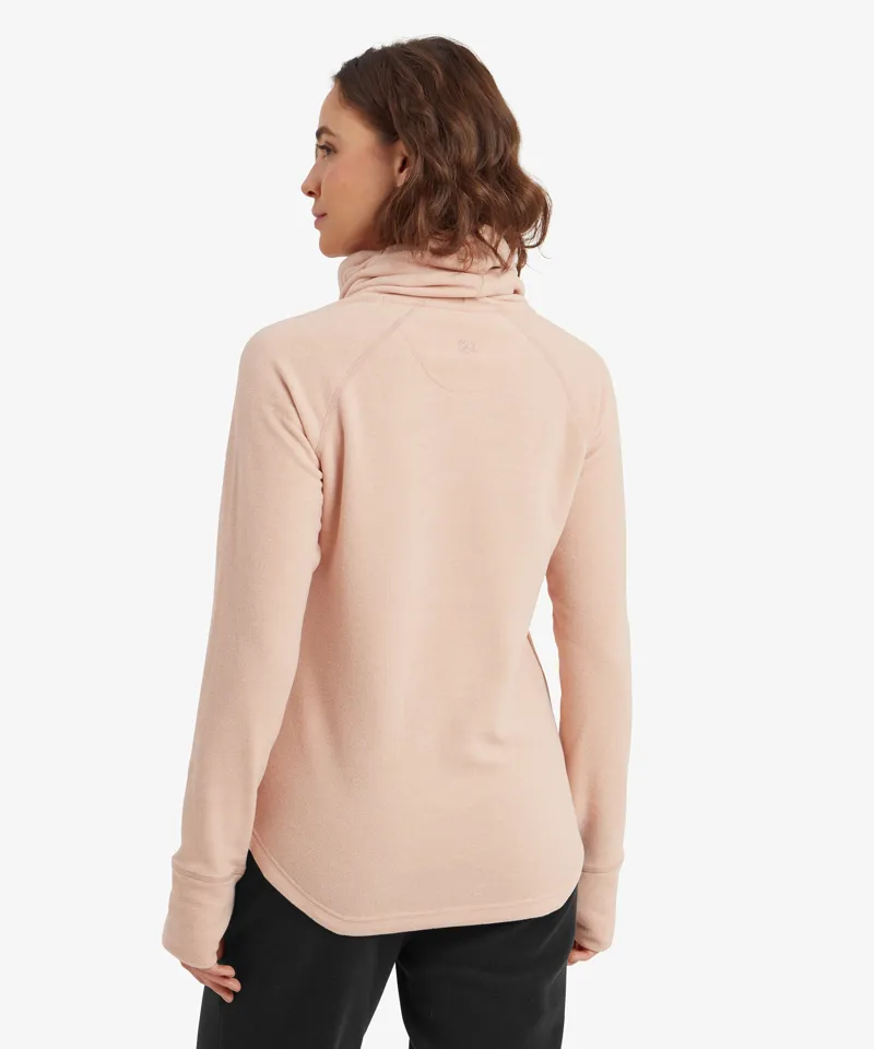 Sherpa Women's Rolpa Eco Fleece Pullover in Blush-4