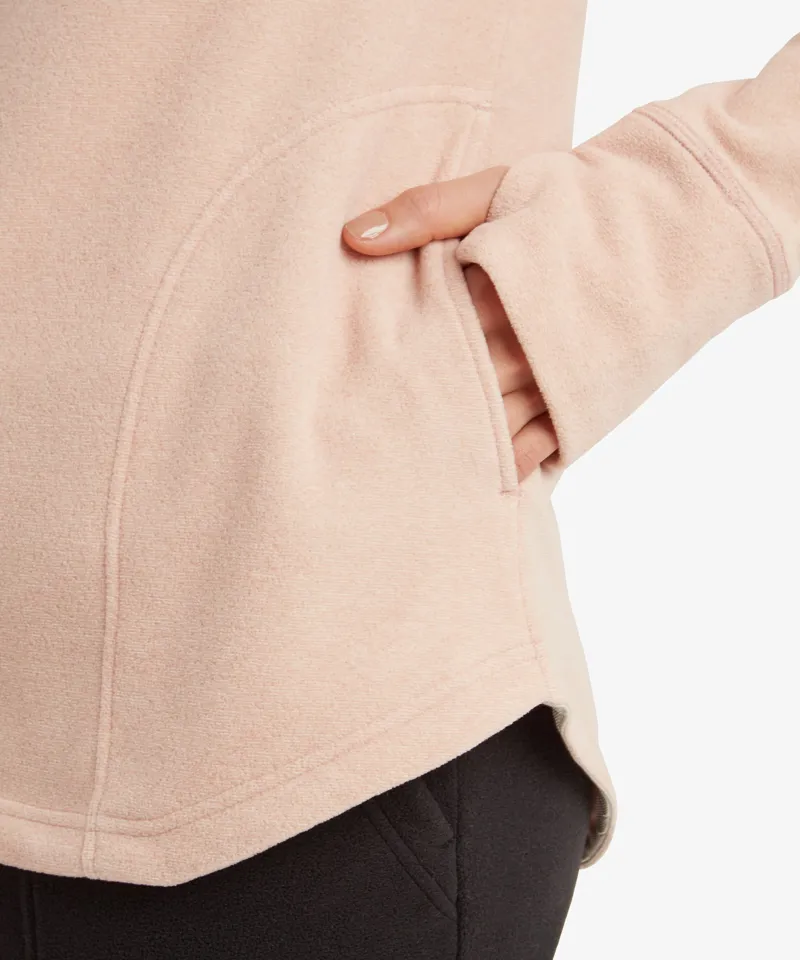 Sherpa Women's Rolpa Eco Fleece Pullover in Blush-5
