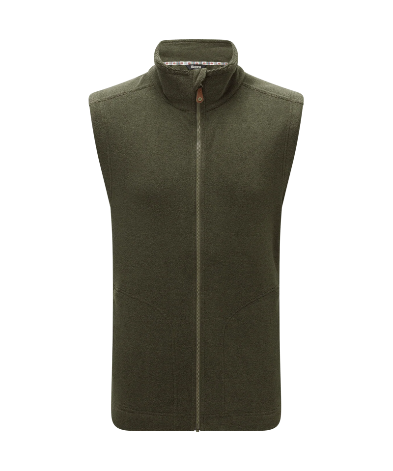 Sherpa Rolpa Eco Vest in Evergreen
