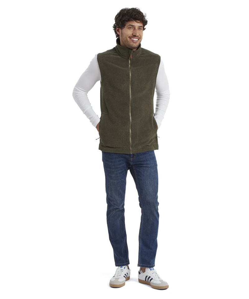 Sherpa Rolpa Eco Vest in Evergreen-1