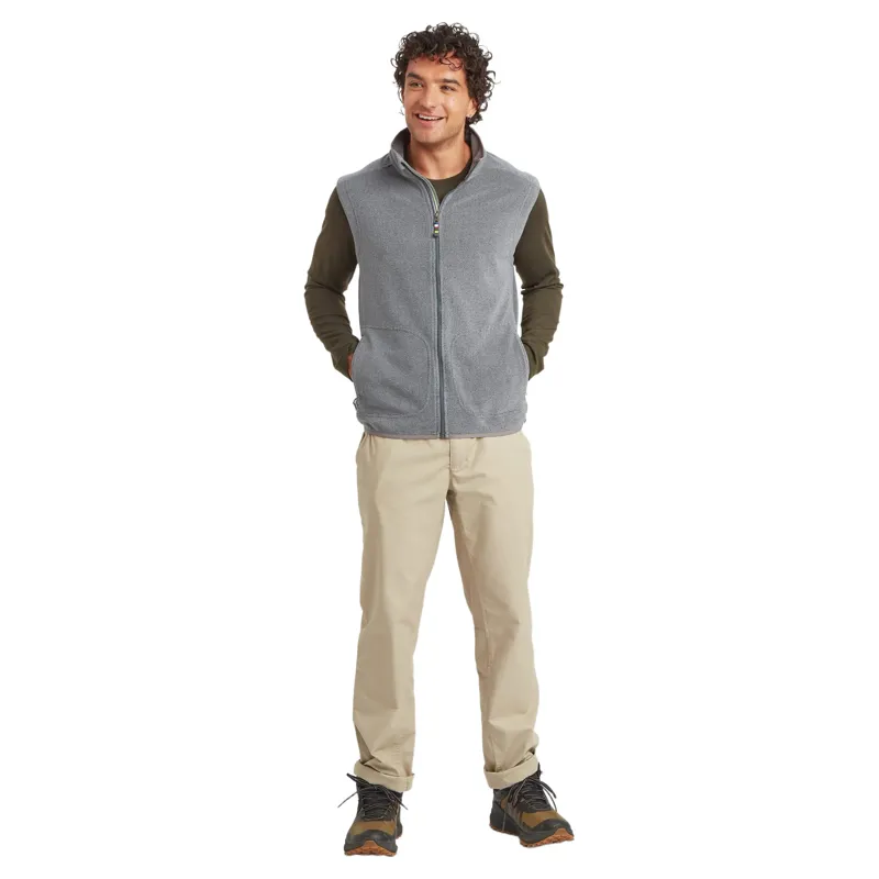 Sherpa Adventure Gear Rolpa Fleece Vest in Heather Grey-3