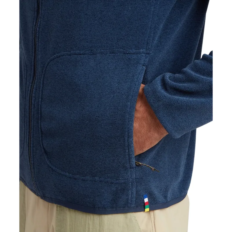Sherpa Adventure Gear Rolpa Full Zip Fleece Jacket in Rathee Blue-5