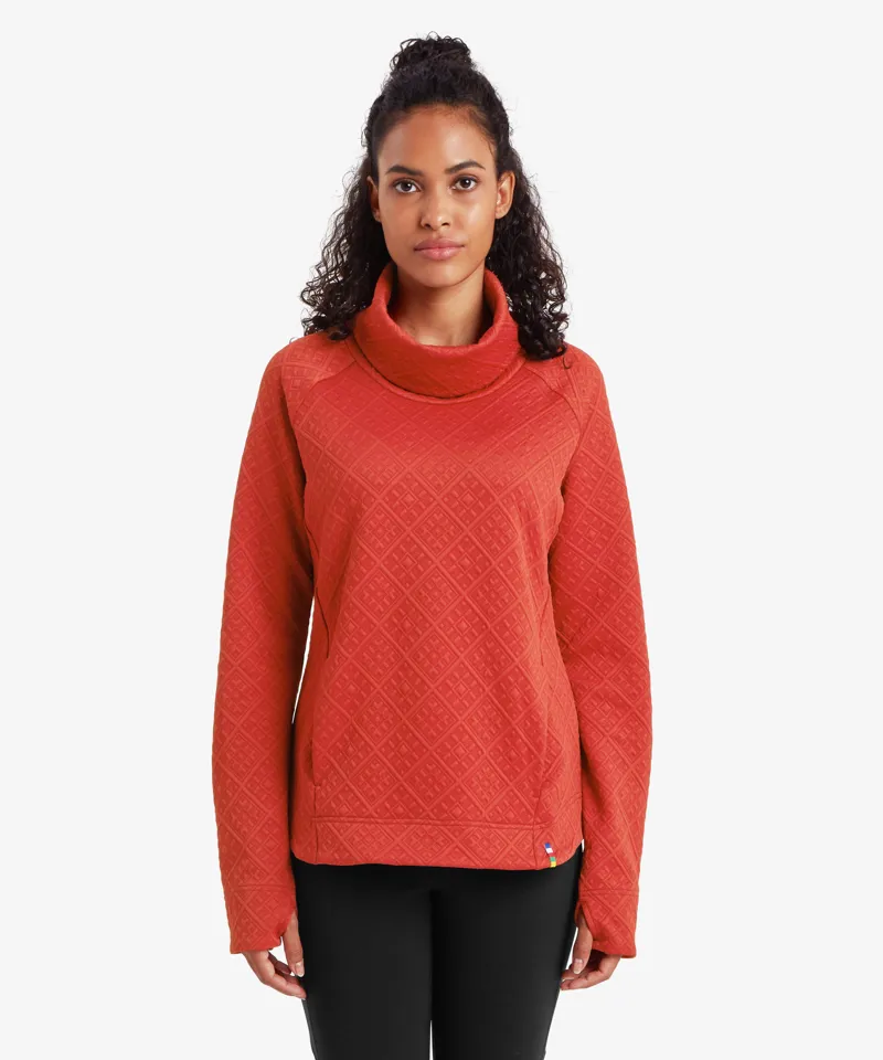 Sherpa Women's Nyano Pullover in Rust-2