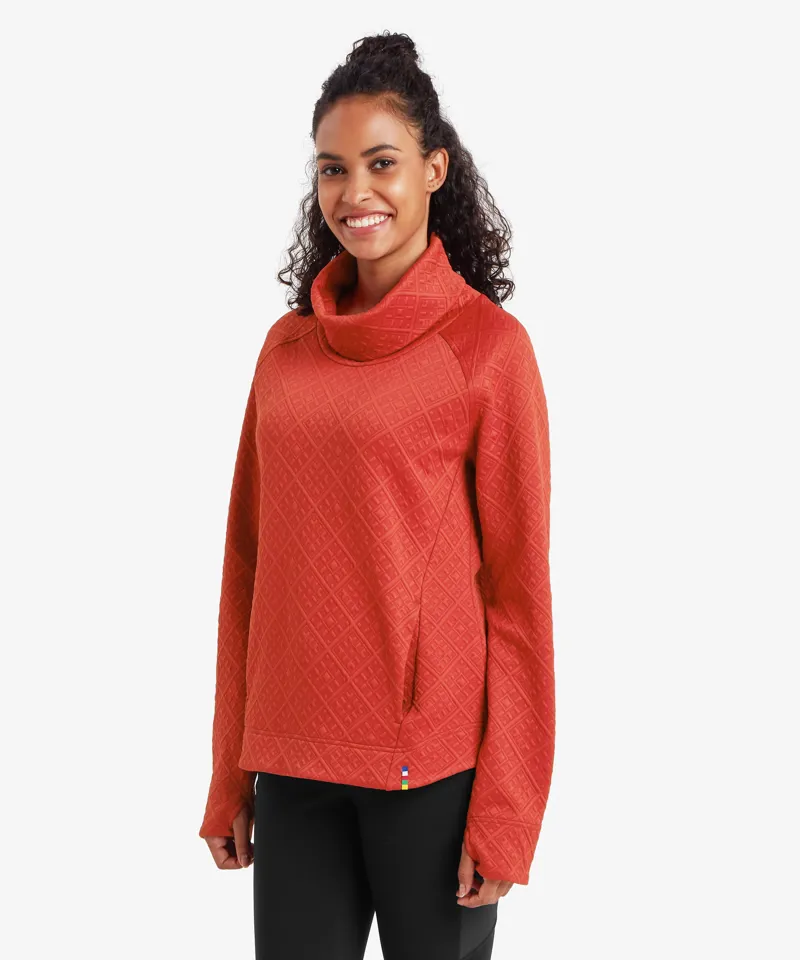 Sherpa Women's Nyano Pullover in Rust-3