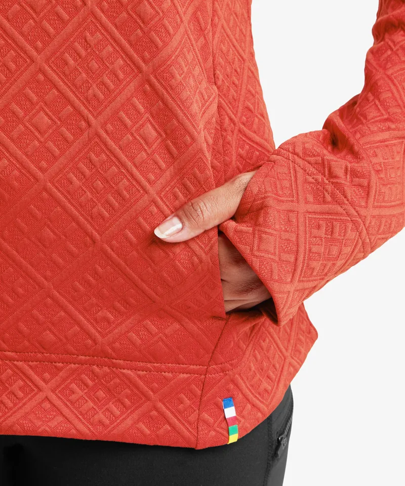 Sherpa Women's Nyano Pullover in Rust-7