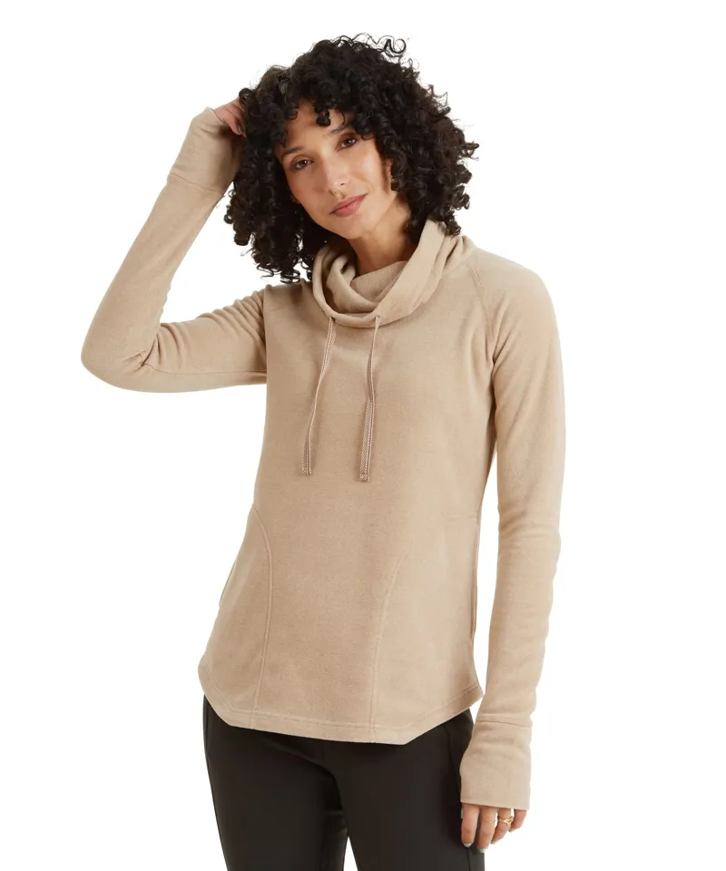 Sherpa Women's Rolpa Eco Pullover in Bardiya Sand-2