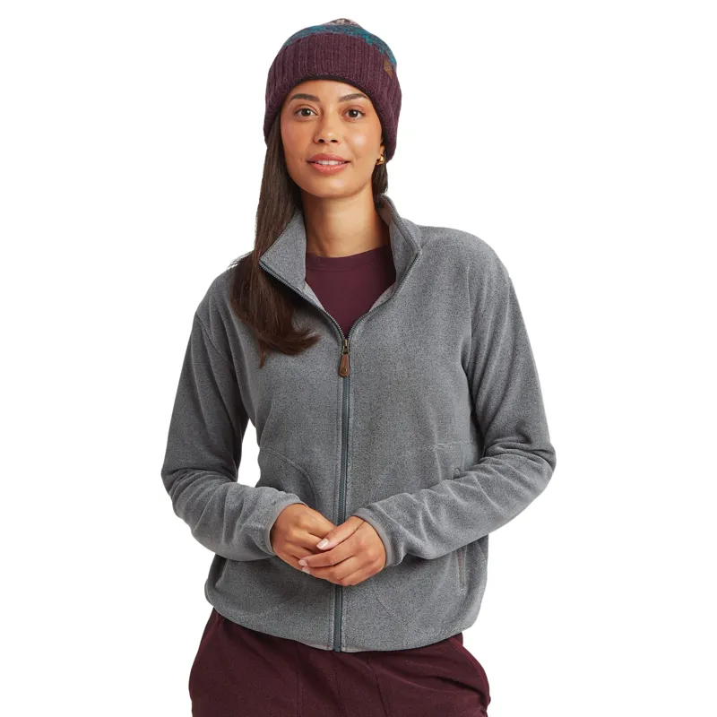 Sherpa Adventure Gear Women's Rolpa Full Zip Jacket in Heather Grey
