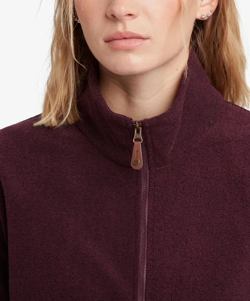 Sherpa Adventure Gear Women's Rolpa Full Zip Jacket in Merlot-5