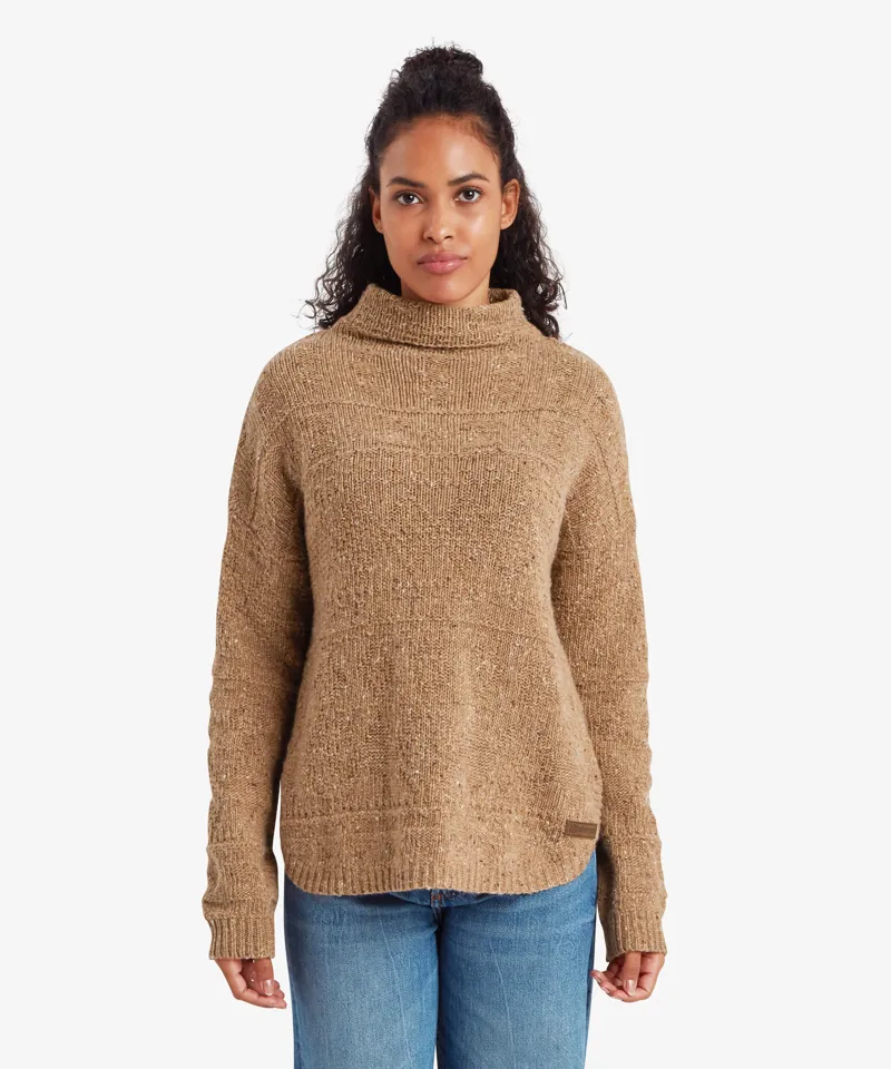 Sherpa Women's Yuden Pullover Sweater in Mocha-1