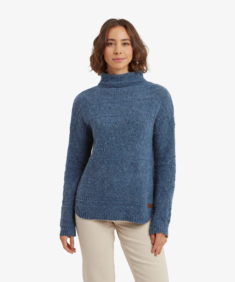 Sherpa Women's Yuden Pullover Sweater in Seaport-1