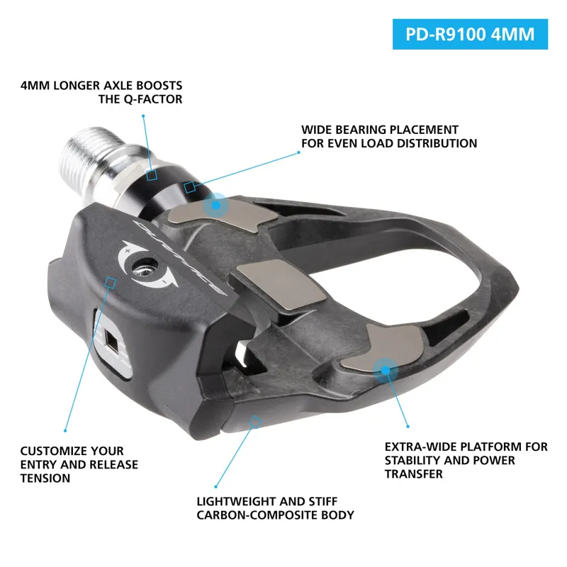 Shimano Dura-Ace PD-R9100 Pedal w/SPD-SL Cleats-3