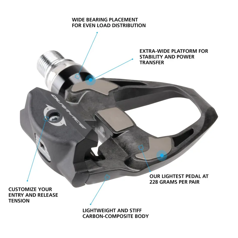 Shimano Dura-Ace PD-R9100 Pedal w/SPD-SL Cleats-4