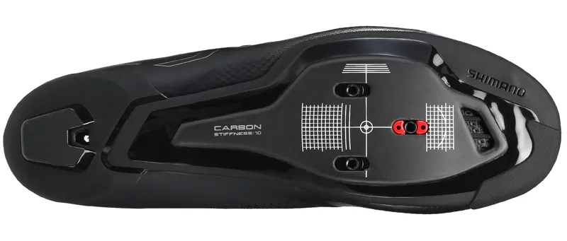 Shimano RC702 Road Shoe Wide in Black-4