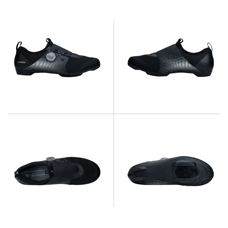 Shimano Women's IC500 Indoor Cycling Shoes in Black-3