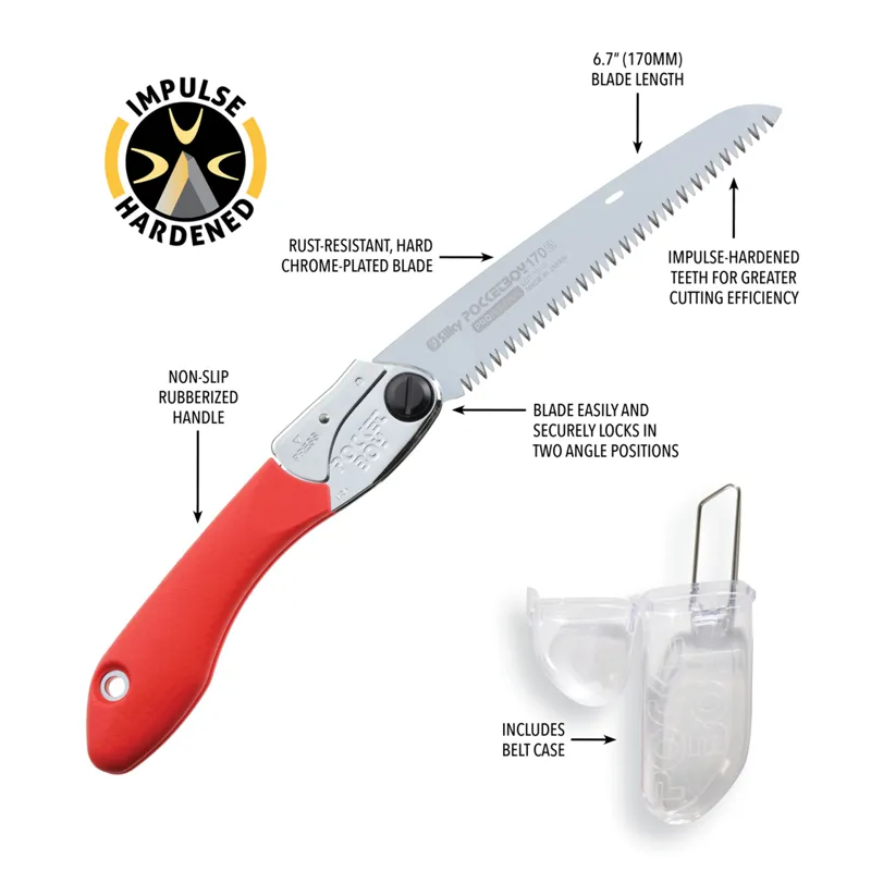 Silky Pocketboy 170mm Large Teeth Folding Saw-2
