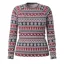 Smartwool Women's Classic Thermal Merino Crew in Currant Alpine Apres