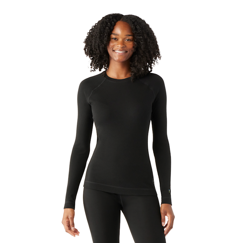 Smartwool Women's Classic Thermal Merino Baselayer Crew in Black